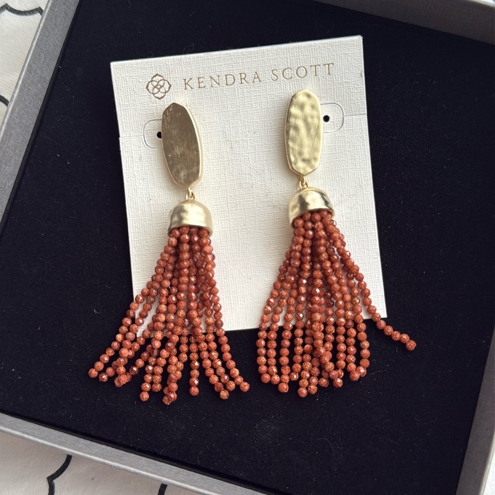 Kendra Scott Marin Earrings in Goldstone